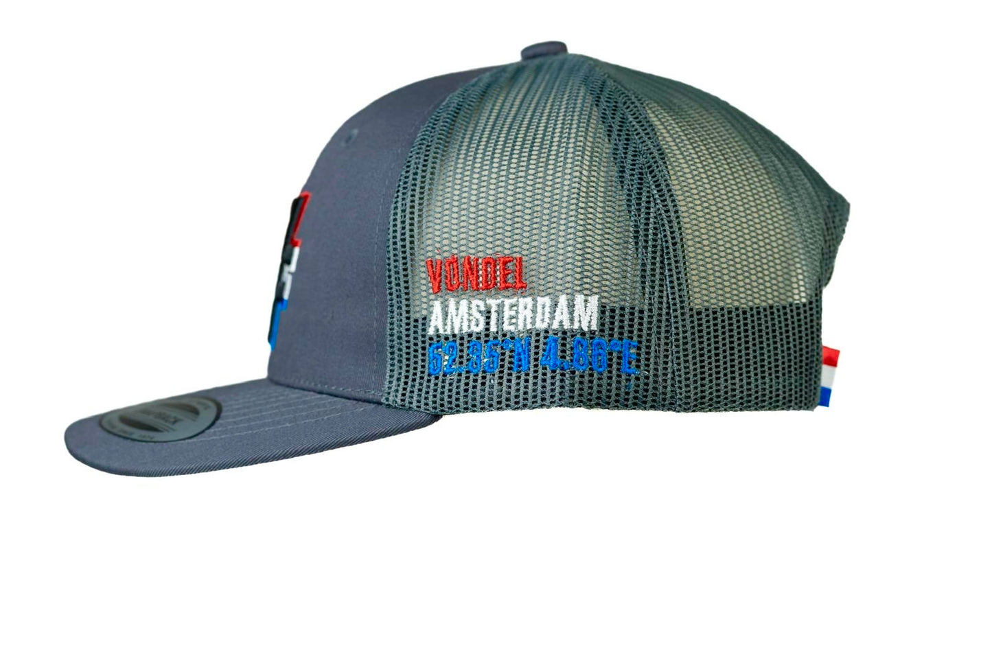 Grey Amsterdam Vondel cap