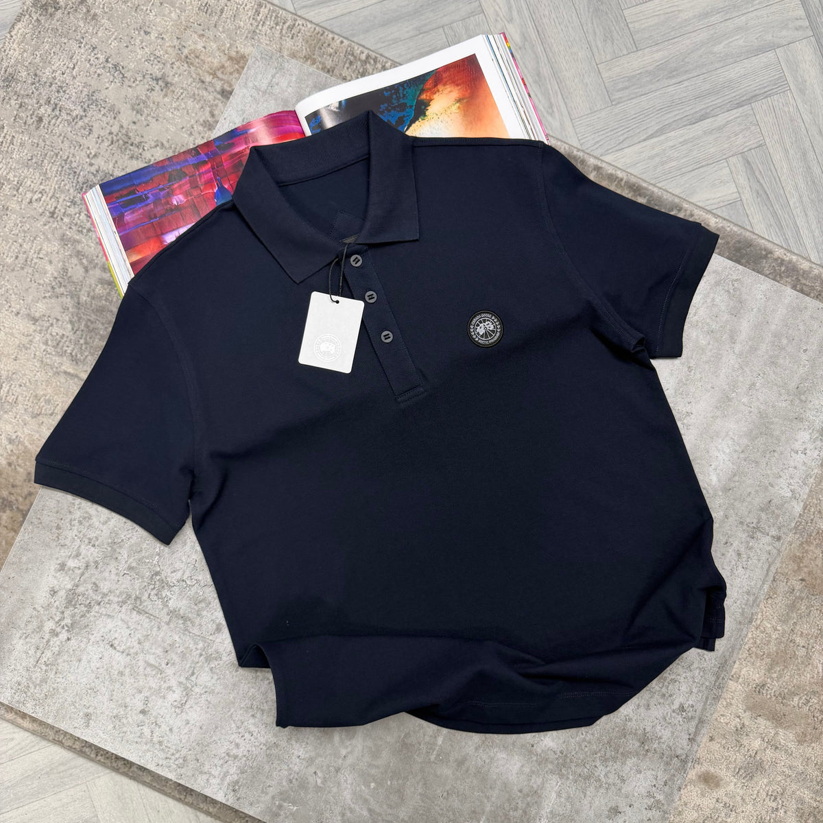 CG BLACK BADGE POLO - NAVY