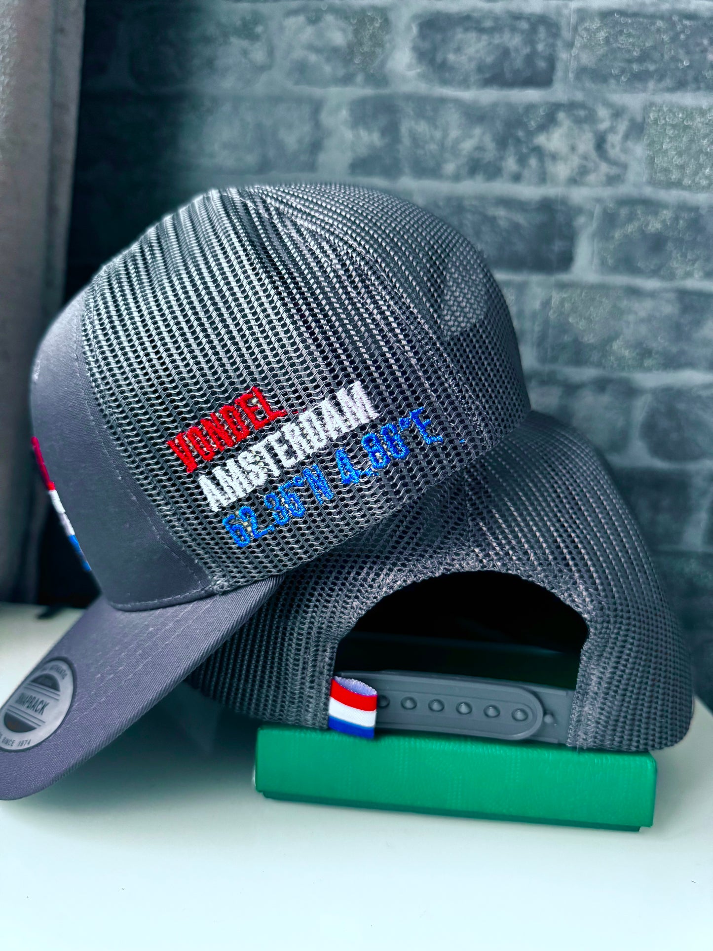 Grey Amsterdam Vondel cap
