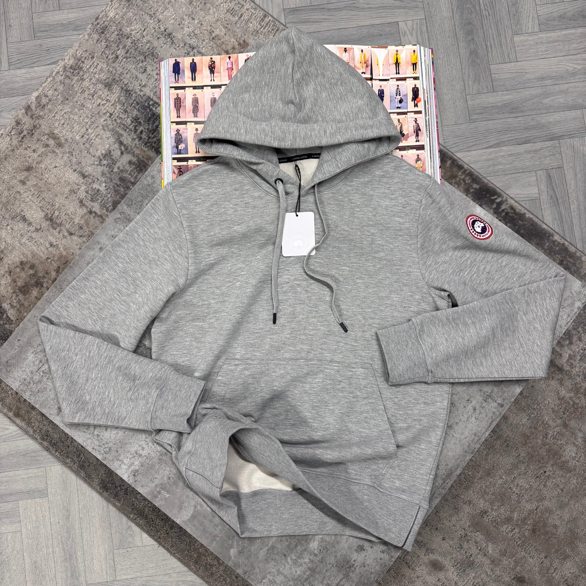 CG LOGO HOODIE - GREY