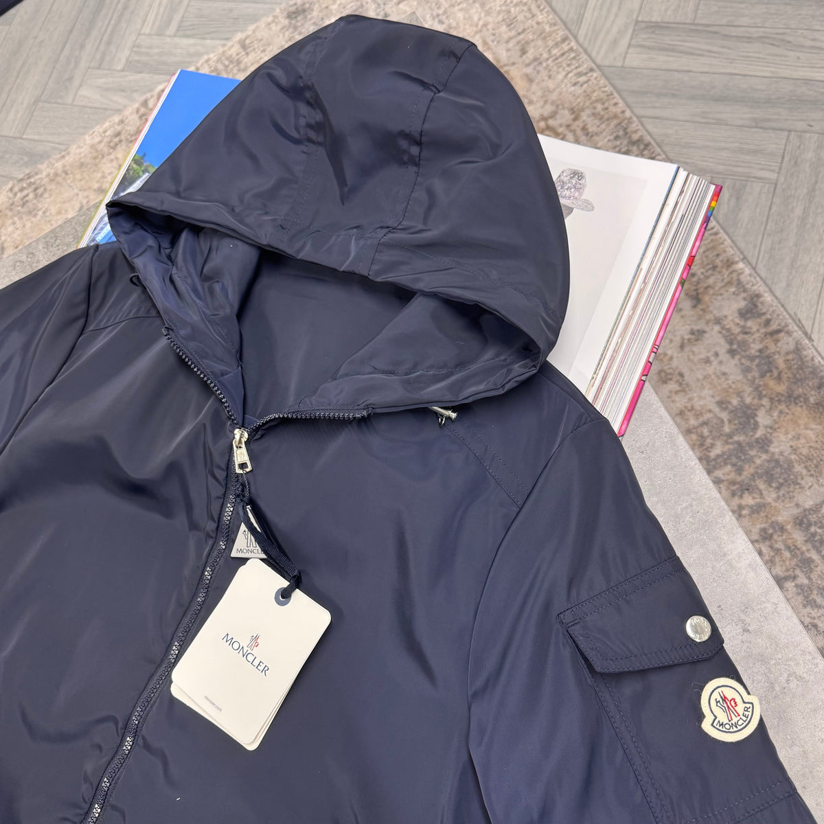 MNCLR ETIACHE HOODED JACKET - NAVY