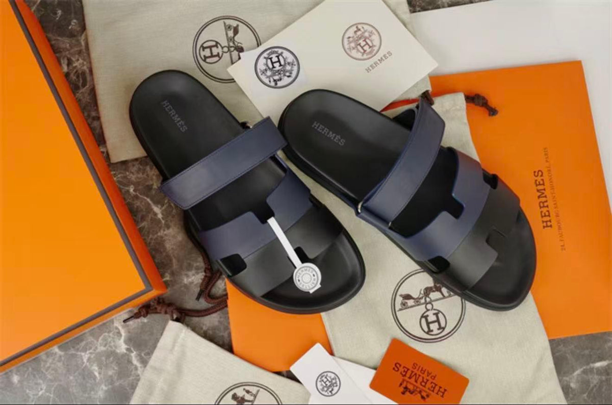 (PRE-ORDER) HMES - SLIDES - NAVY/BLACK
