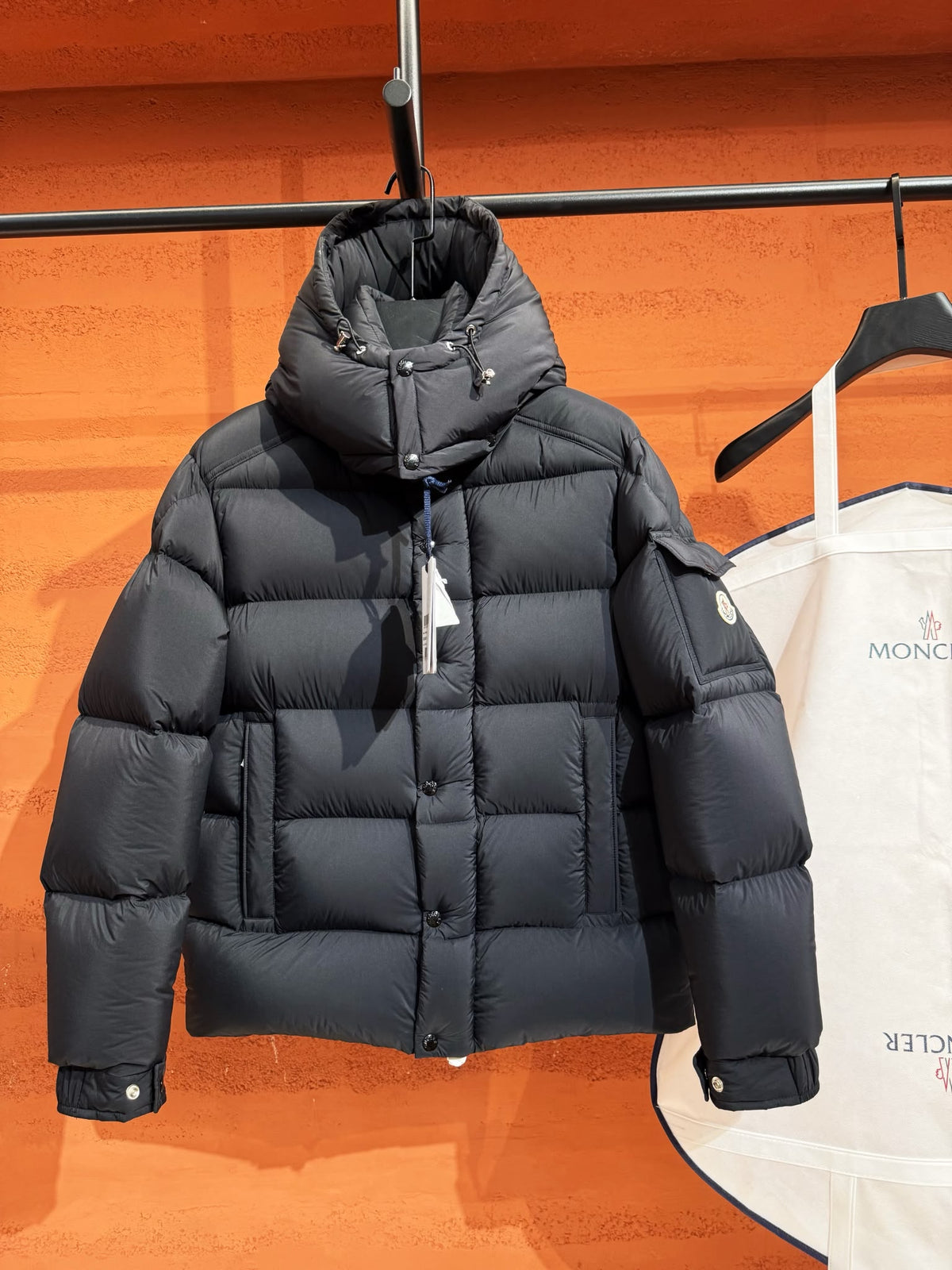 MNCLR QUILTED DOWN PUFFER COAT BLACK - PRE-ORDER