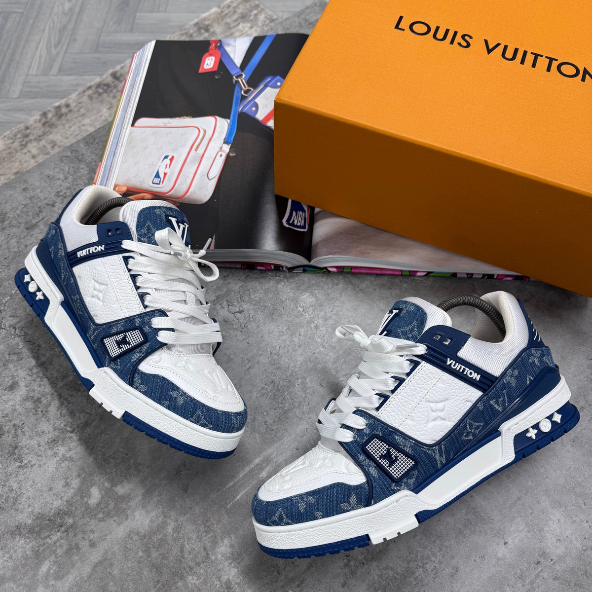 LVE TRAINER - WHITE / DENIM