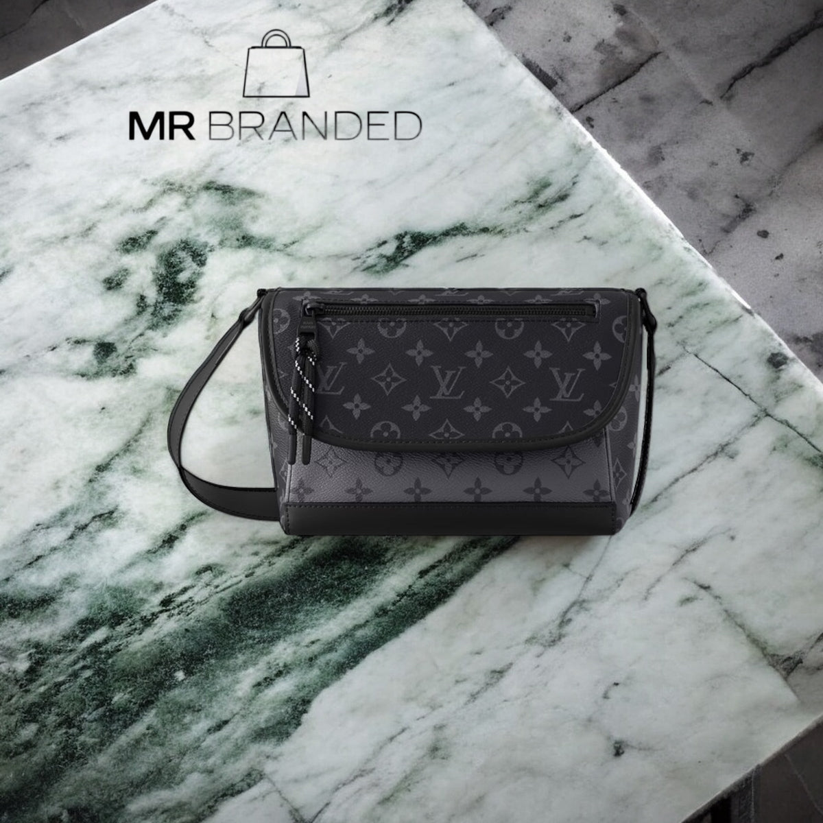 (PRE-ORDER) LVE - PULSE MESSENGER BAG - BLACK/GREY