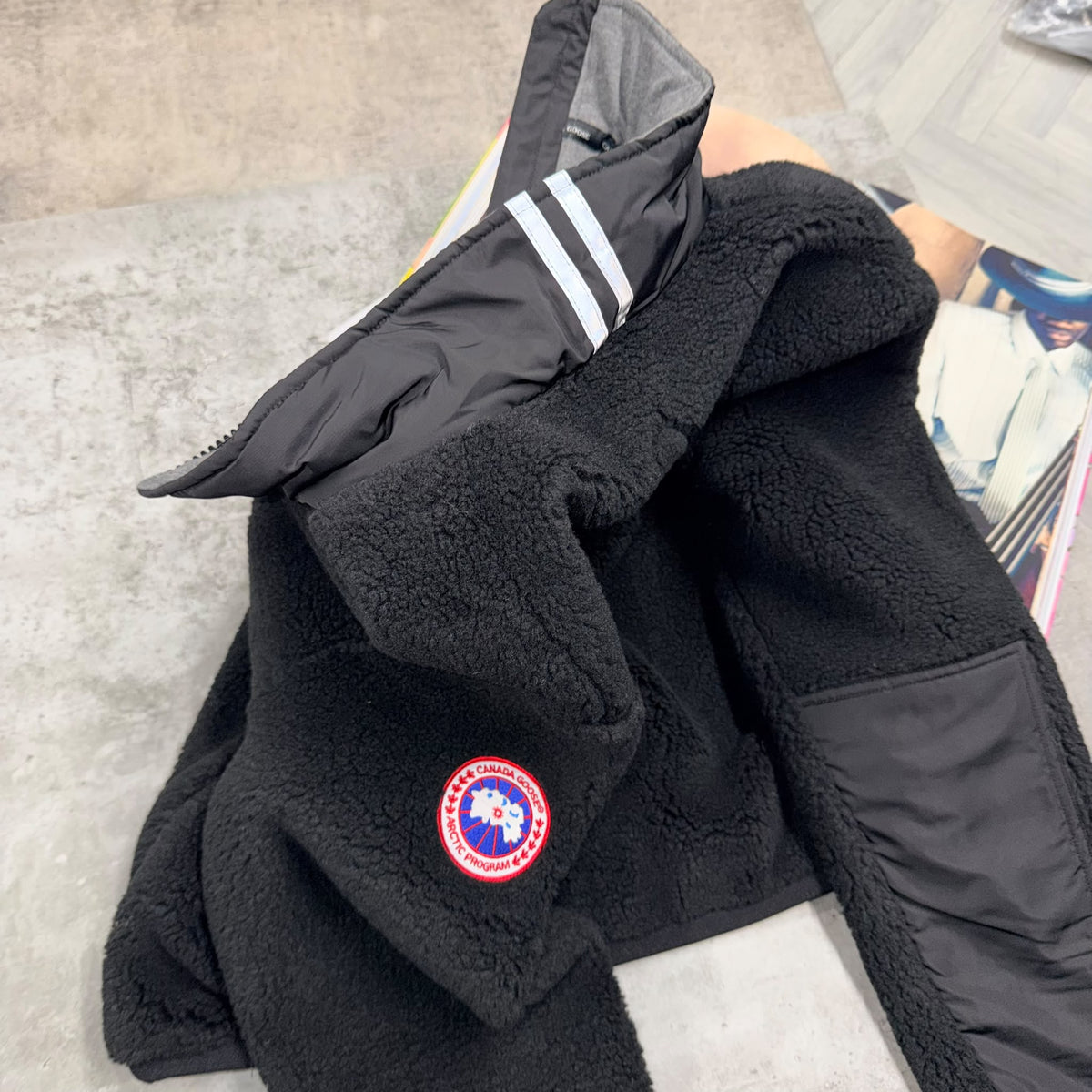 CG KELOWNA FLEECE JACKET - BLACK