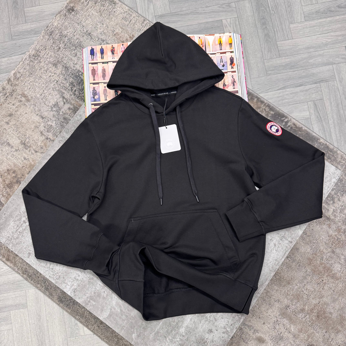 CG LOGO HOODIE - BLACK