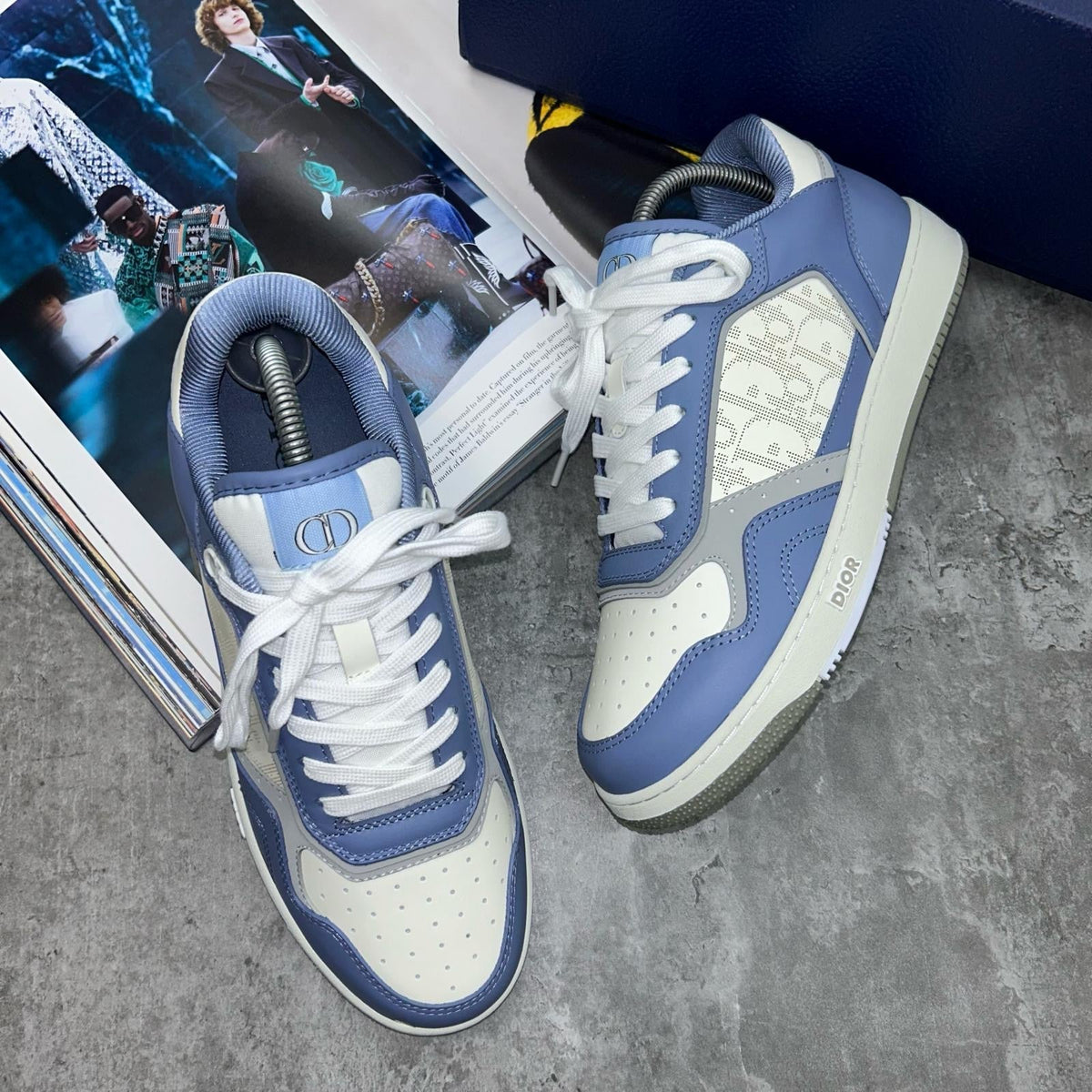 B27 - TRAINERS - LIGHT BLUE/WHITE (PRE-ORDER)