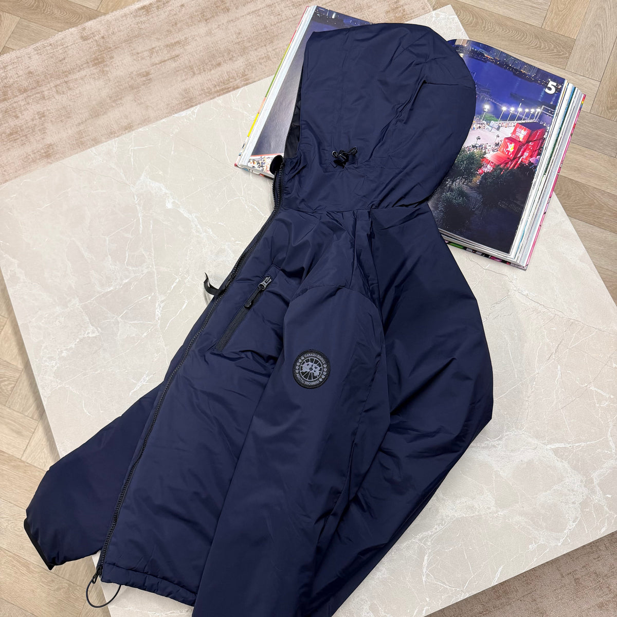 CG LODGE BLACK BADGE COAT - NAVY