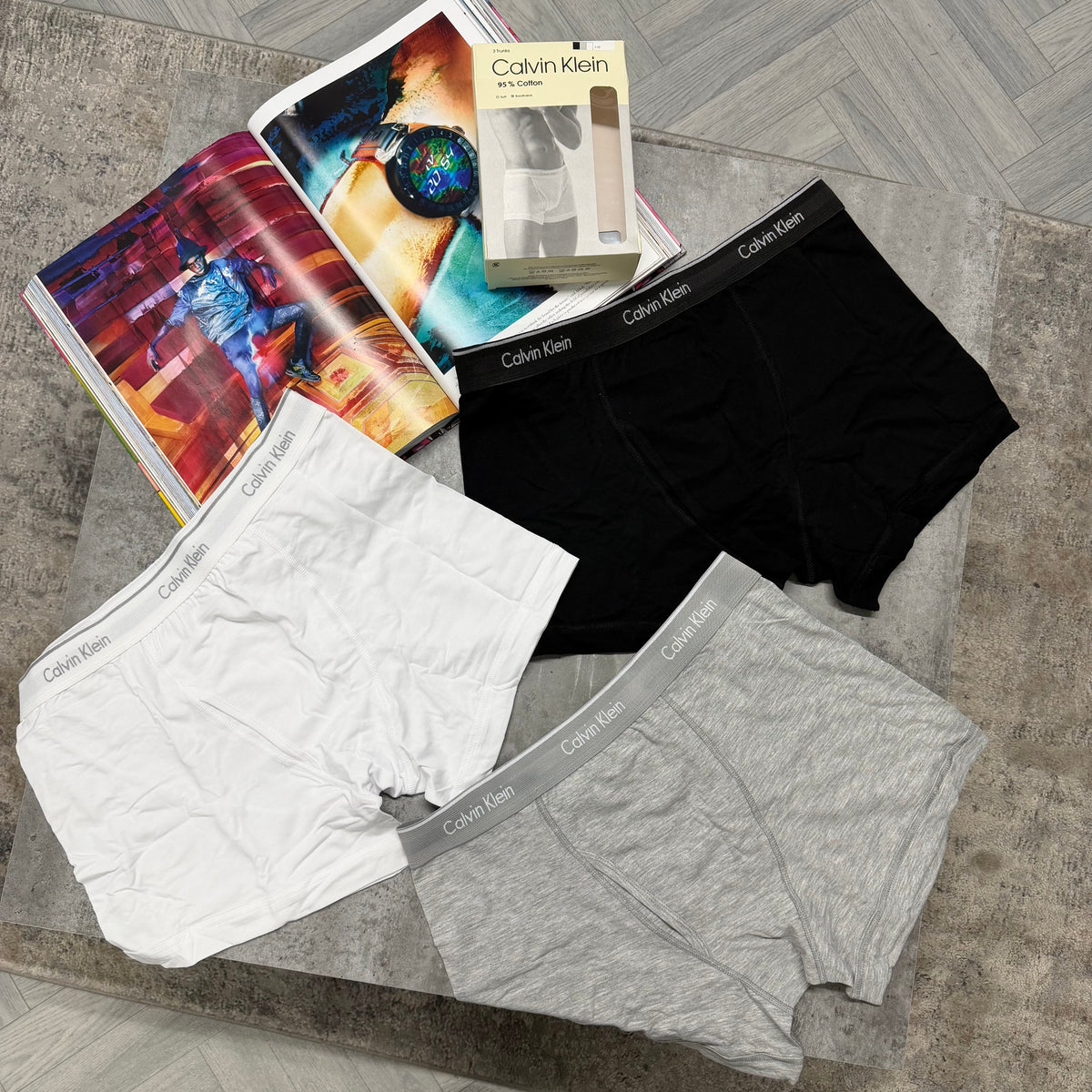 CK BOXERS - PACK OF 3 MULTI