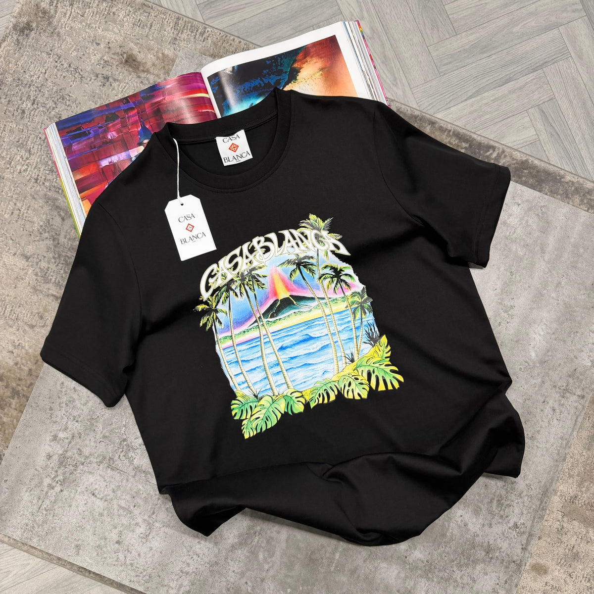 CB VOLCANO T SHIRT - BLACK