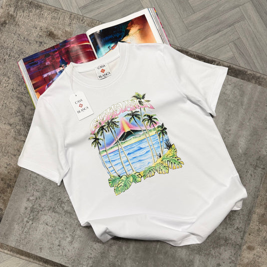 CB VOLCANO T SHIRT - WHITE