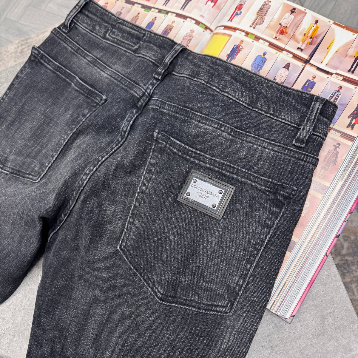 D&G JEANS - BLACK