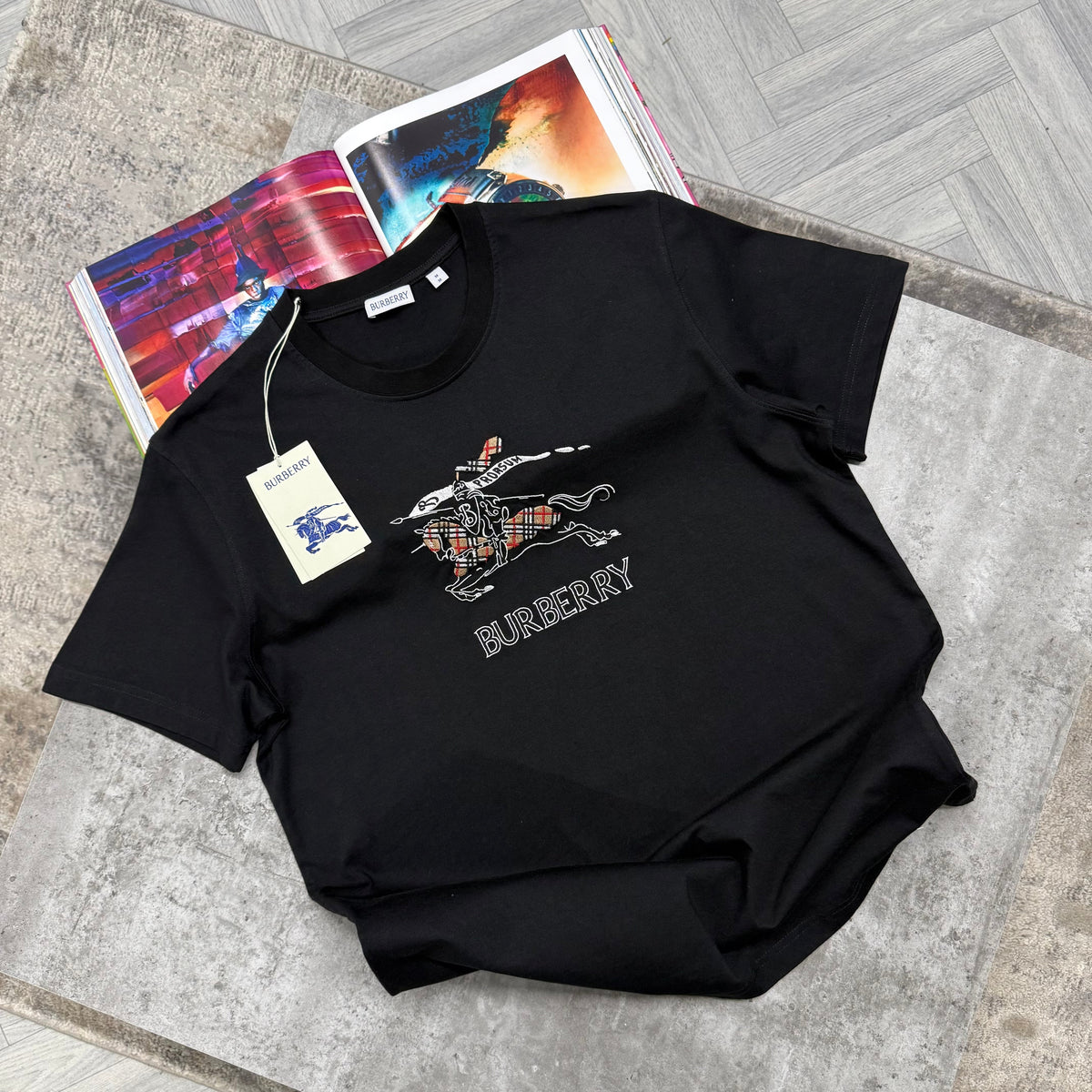 BBR PATCH LOGO T SHIRT - BLACK