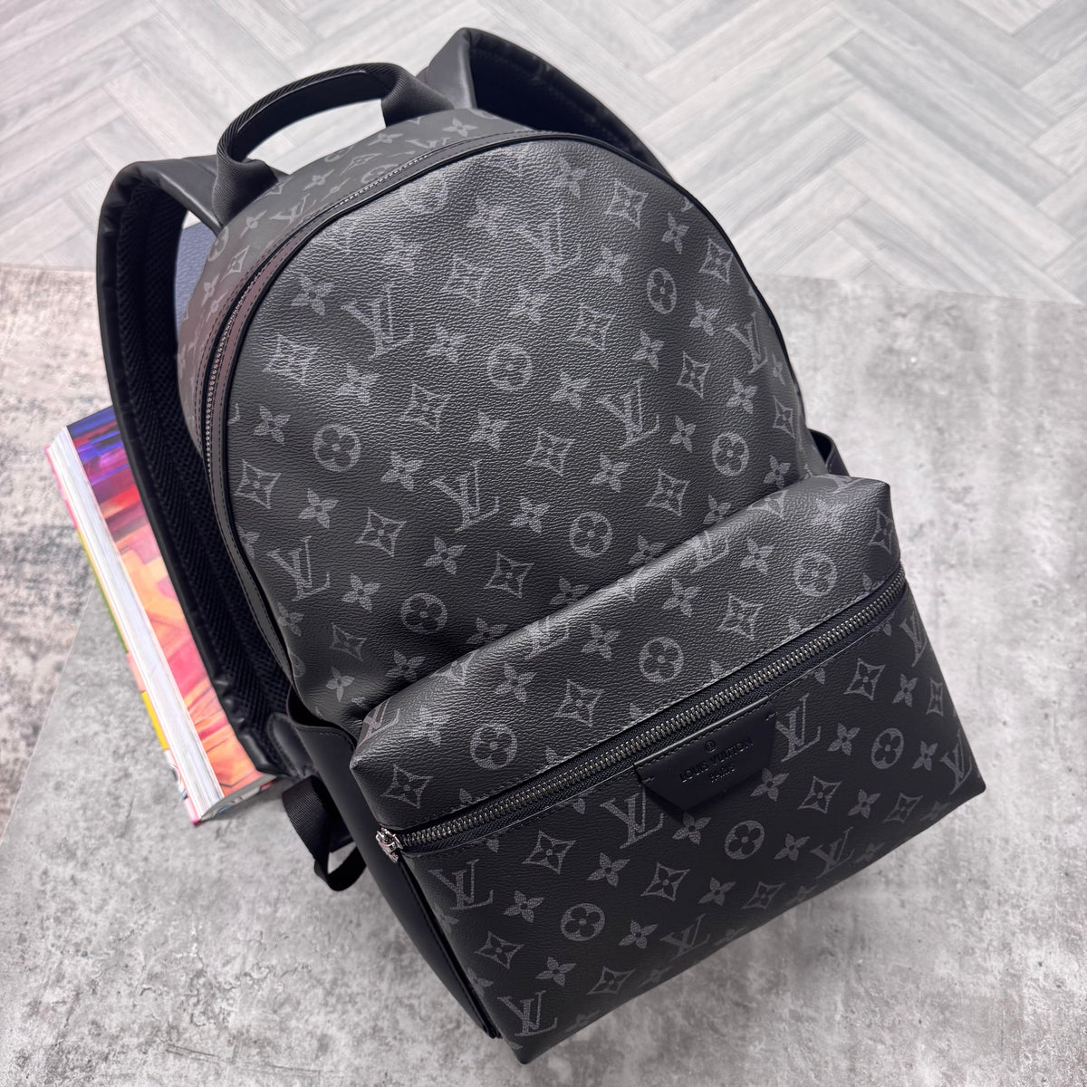 (PRE ORDER) LVE MONOGRAM BACKPACK - BLACK / GREY