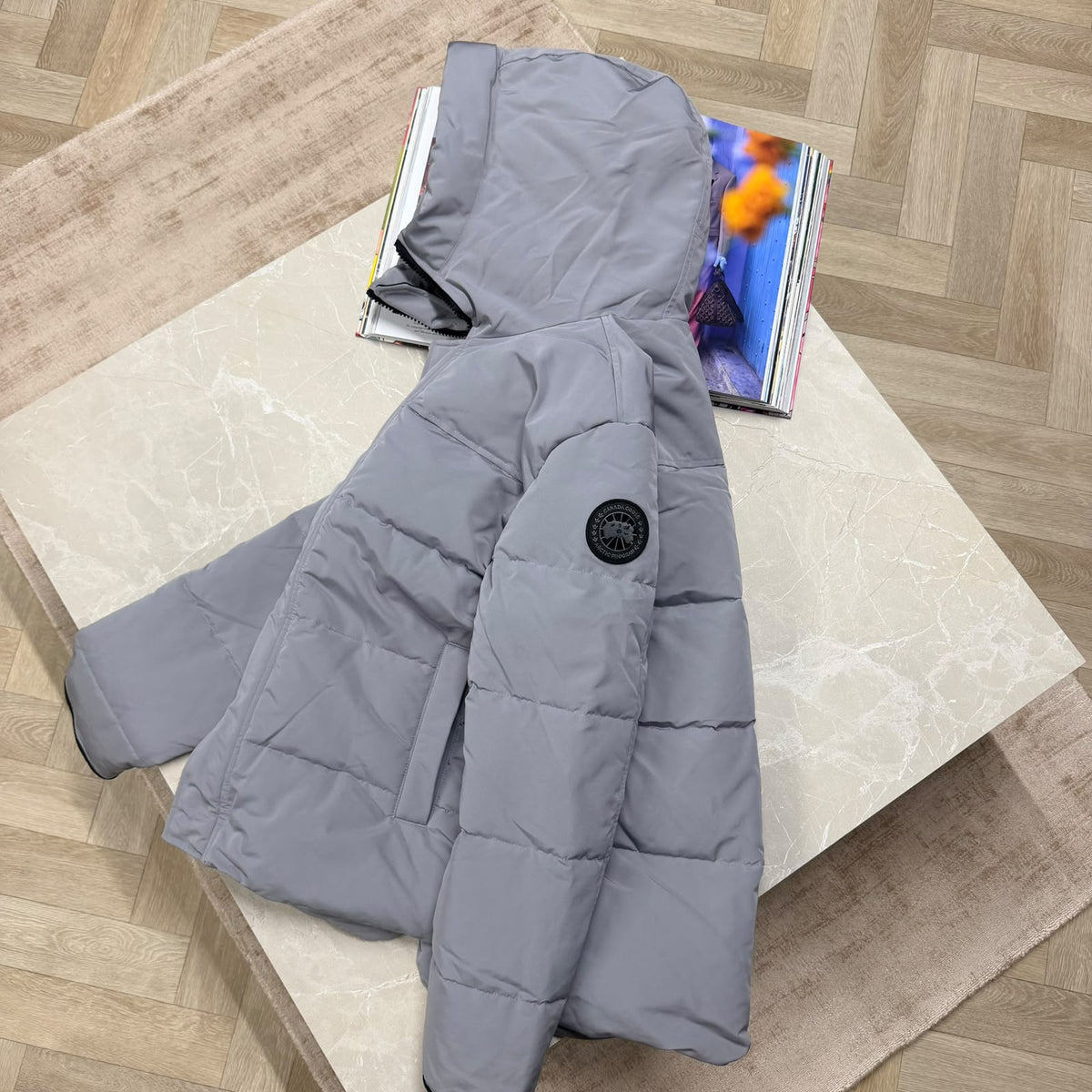 CG - BLACK BADGE MAC GREY COAT - MENS