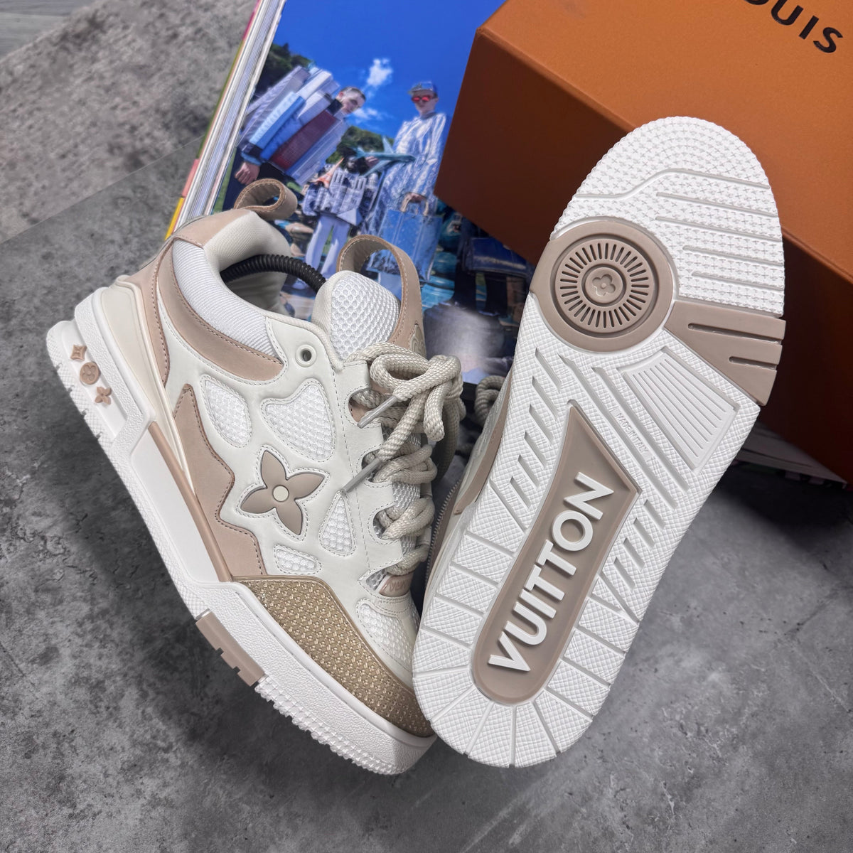LVE SKATE TRAINER - BEIGE