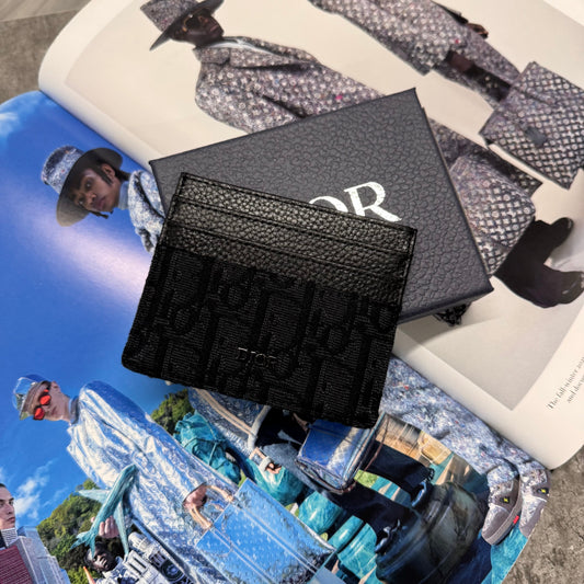 (PRE ORDER) CD OBLIQUE CARDHOLDER - BLACK