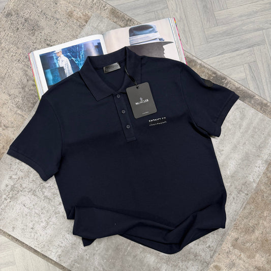 MNCLR SPLIT LOGO POLO - NAVY