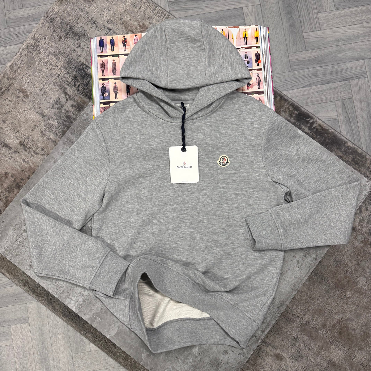 MNCLR LOGO HOODIE - GREY