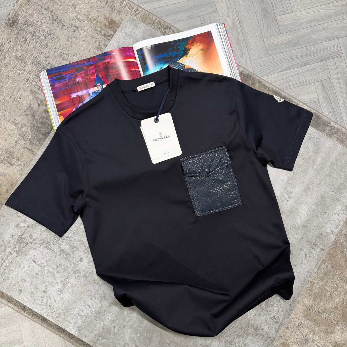MNCLR POCKET T SHIRT - NAVY