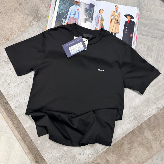 PDA SMALL LOGO T SHIRT - BLACK