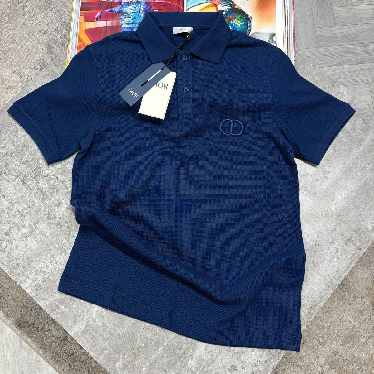 CD POLO T SHIRT - INDIGO