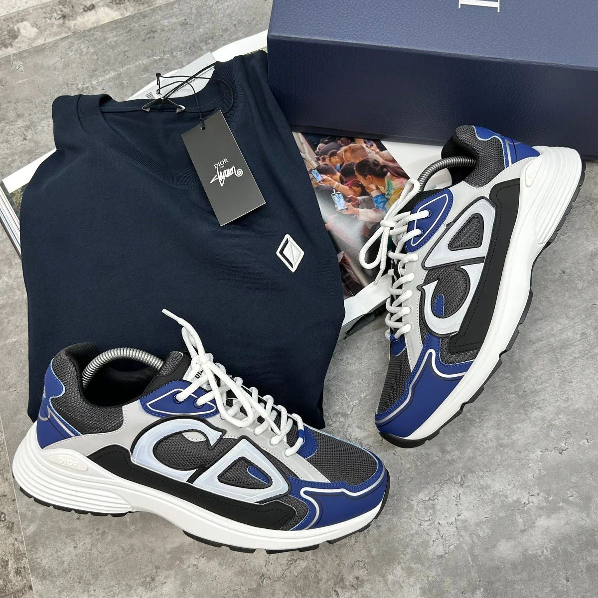 (PRE-ORDER) B30 - TRAINER - NAVY/WHITE