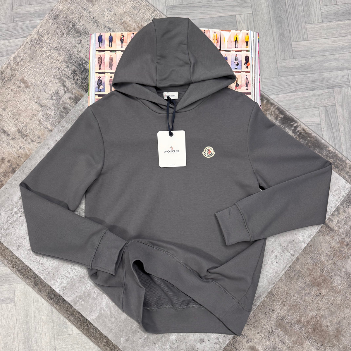 MNCLR LOGO HOODIE - CHARCOAL