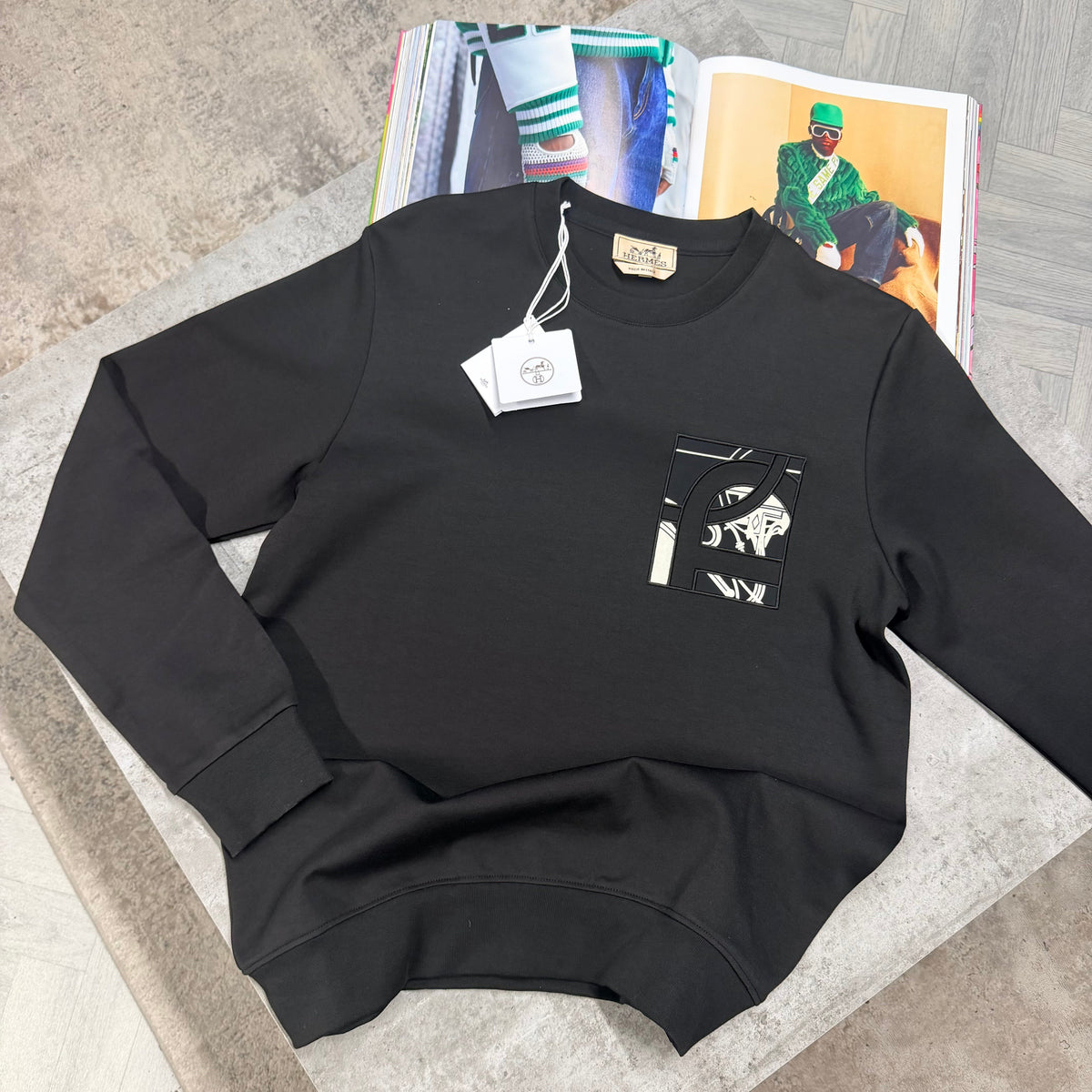H EX-LIBRIS CREWNECK - BLACK