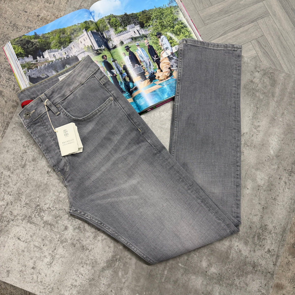 BRUNELLO JEANS - GREY
