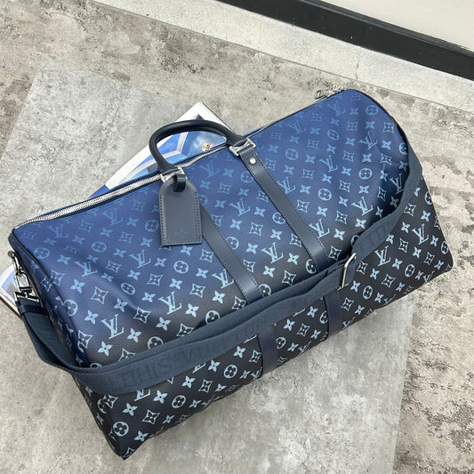 (PRE-ORDER) LVE - DUFFEL BAG - BLACK/BLUE