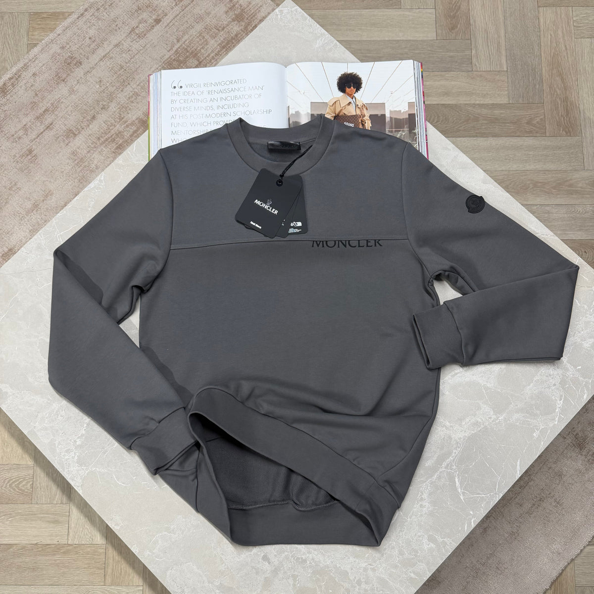 MNCLR CREWNECK JUMPER - CHARCOAL