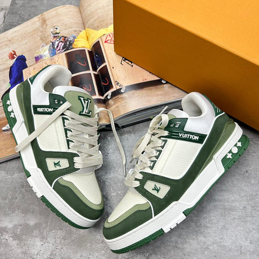(PRE-ORDER) LVE - TRAINERS - GREEN/WHITE