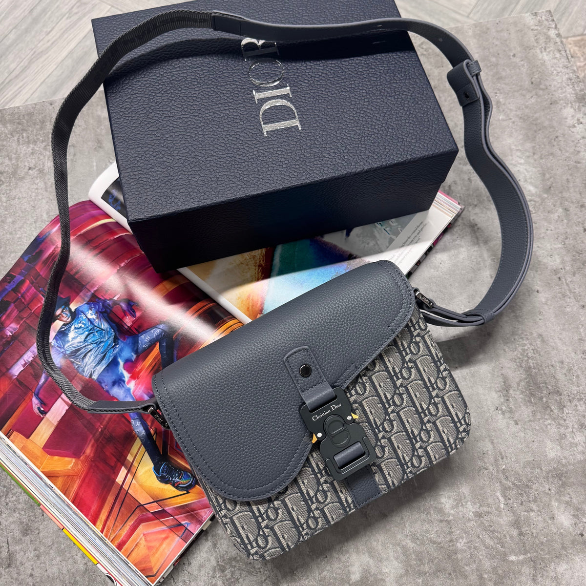 CD SADDLE BAG - GREY