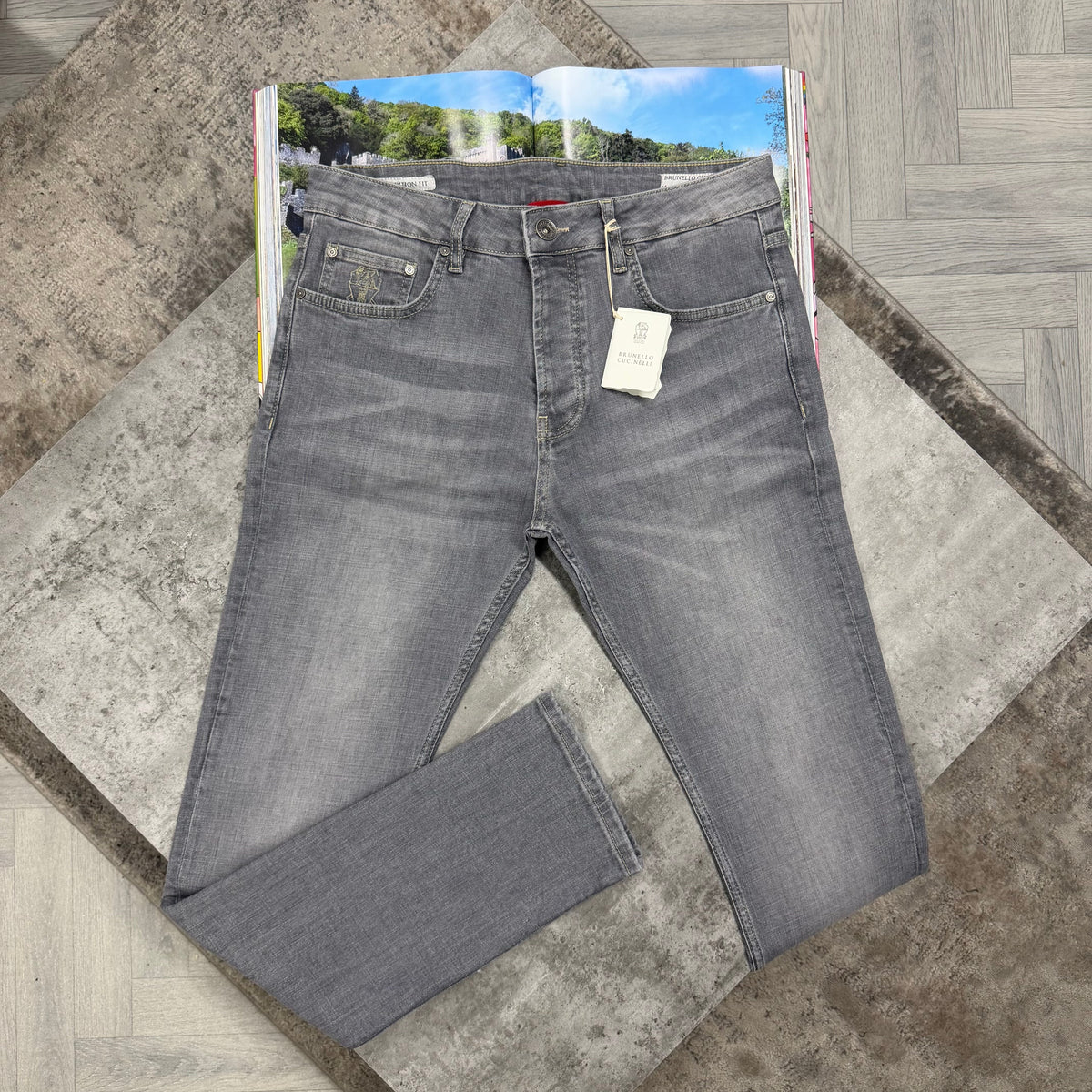 BRUNELLO JEANS - GREY