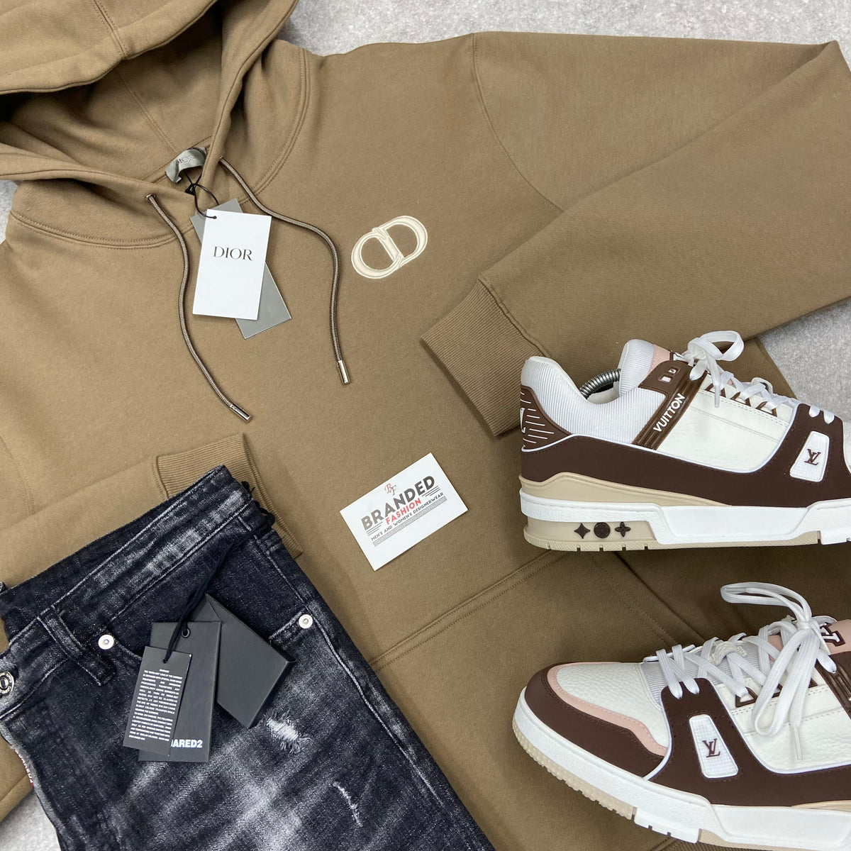 (PRE-ORDER) LVE - TRAINERS - BROWN/WHITE