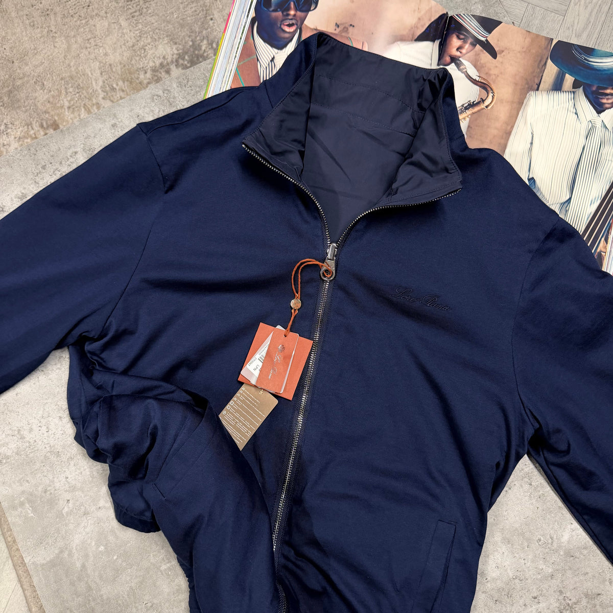 LORO REVERSIBLE JAKCET - NAVY