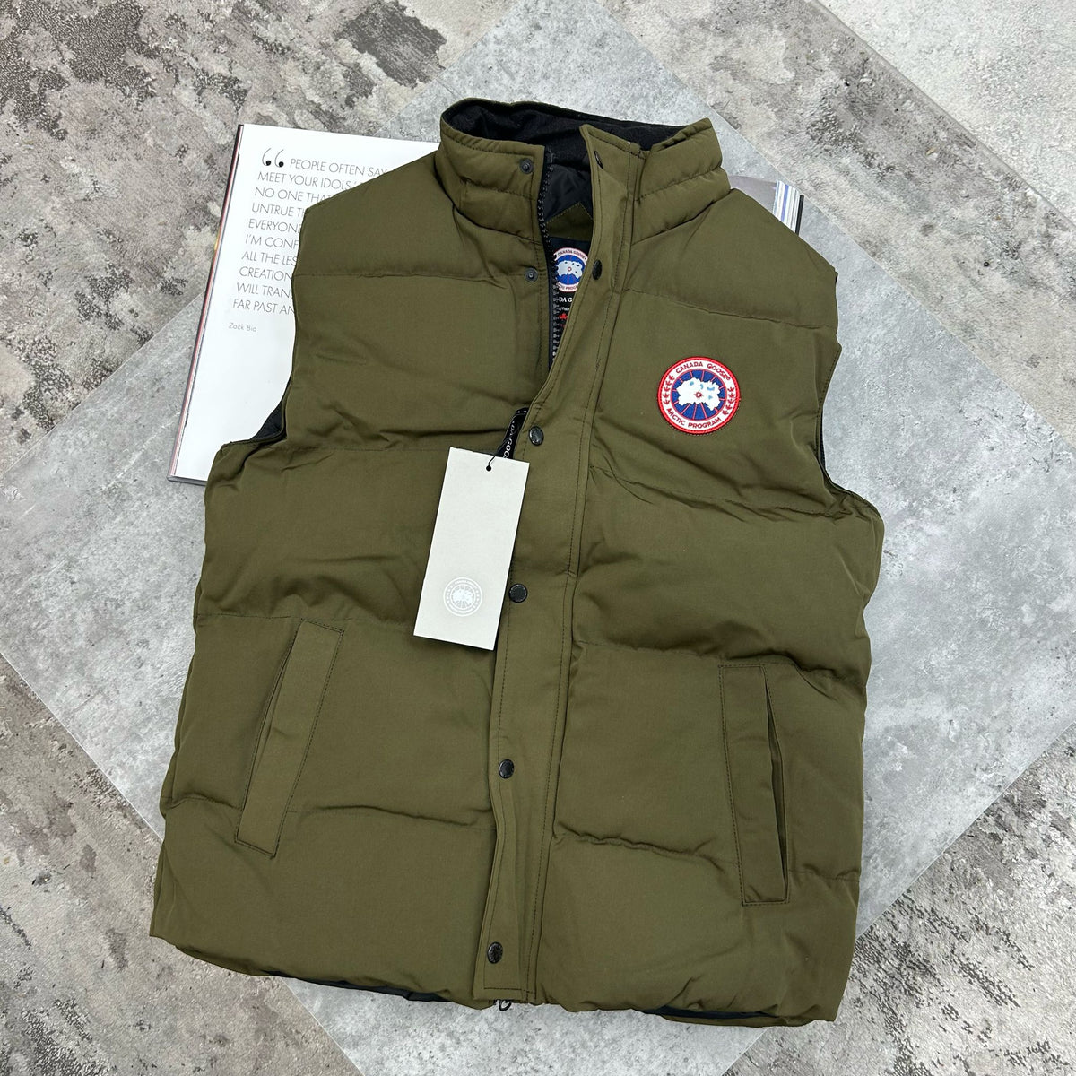 CG GARSON GILET - KHAKI (PRE-ORDER)