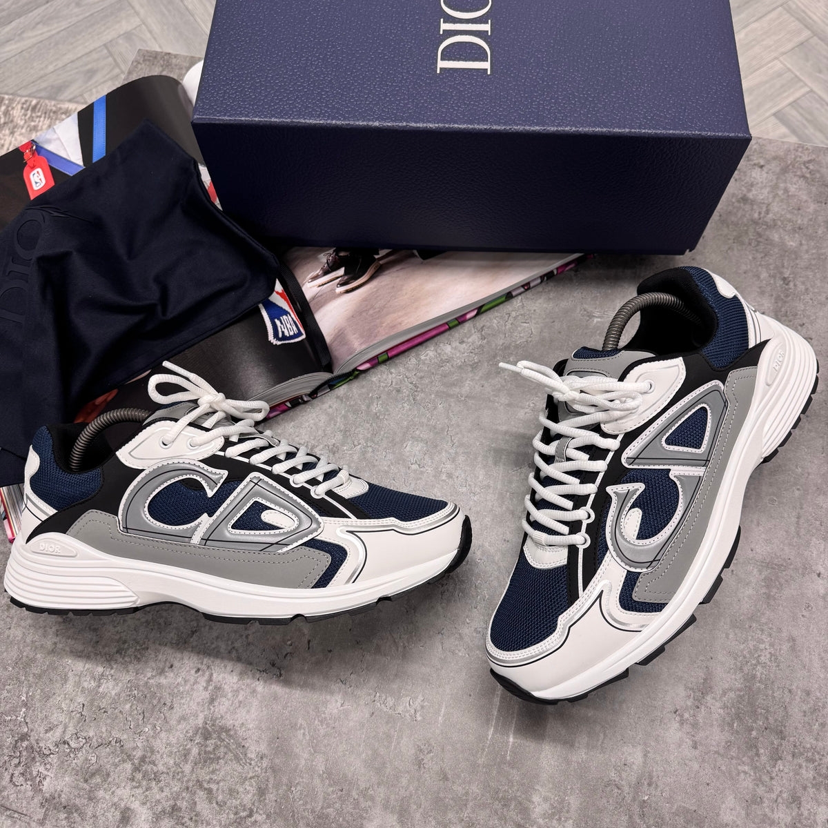 B30 TRAINER - WHITE / NAVY