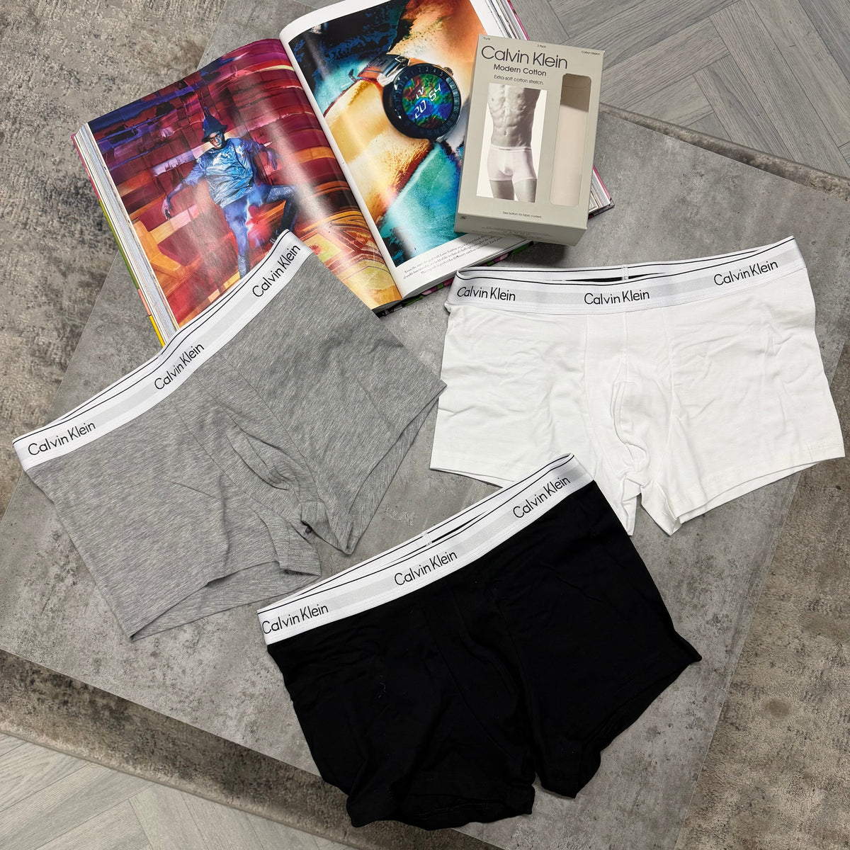 CK BOXERS - PACK OF 3 MULTI