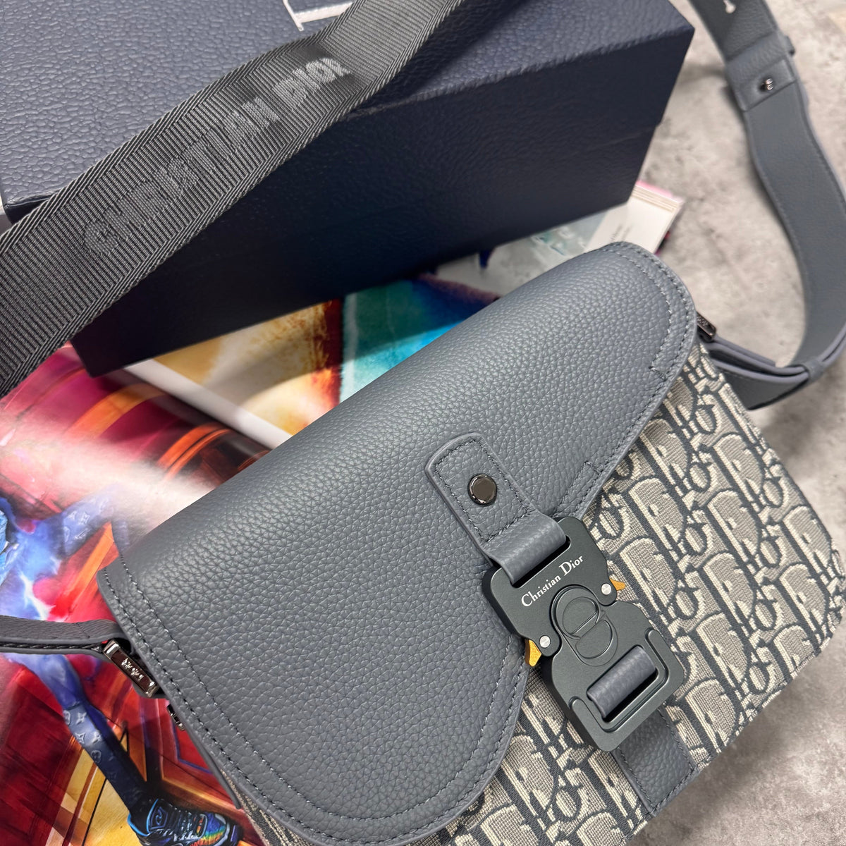 CD SADDLE BAG - GREY