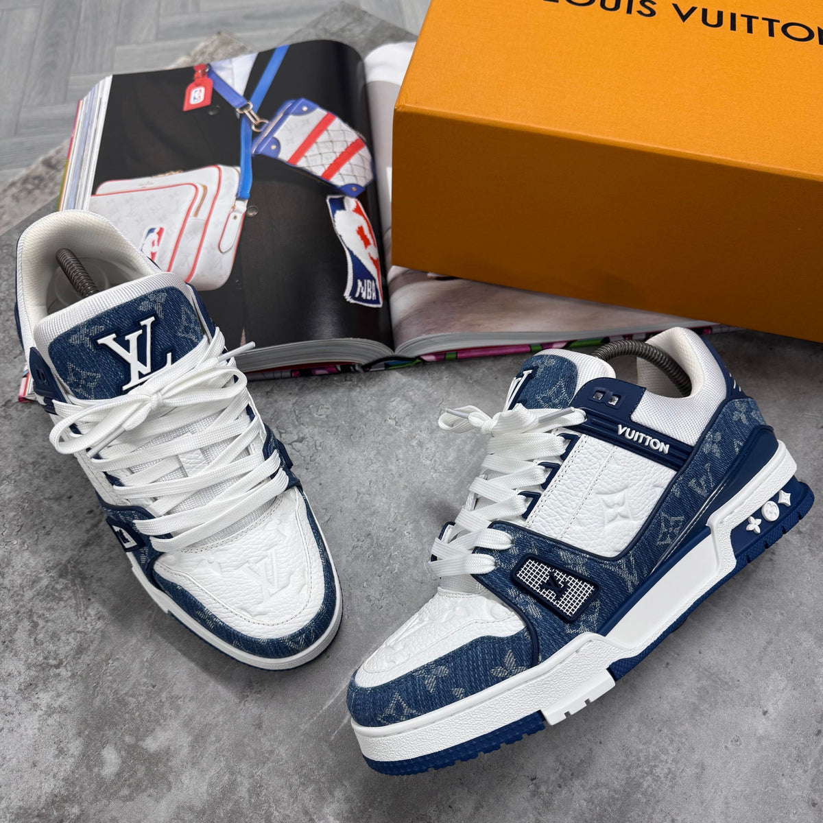LVE TRAINER - WHITE / DENIM