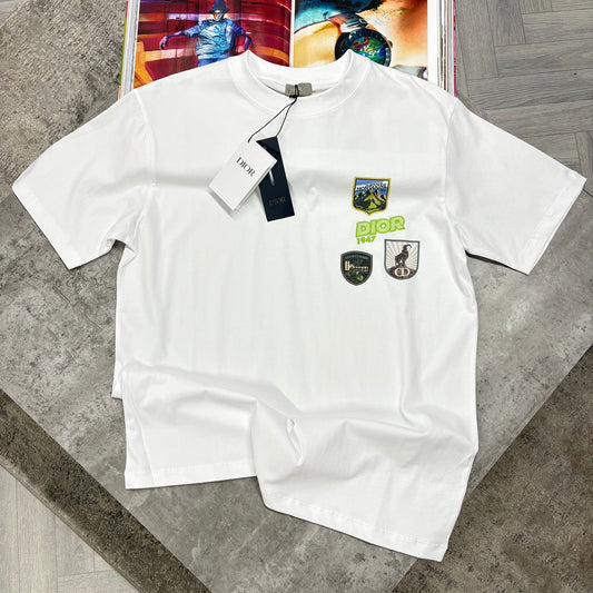 CD PATCH LOGO T SHIRT - WHITE
