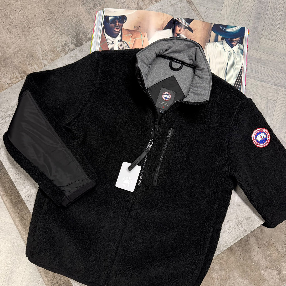 CG KELOWNA FLEECE JACKET - BLACK