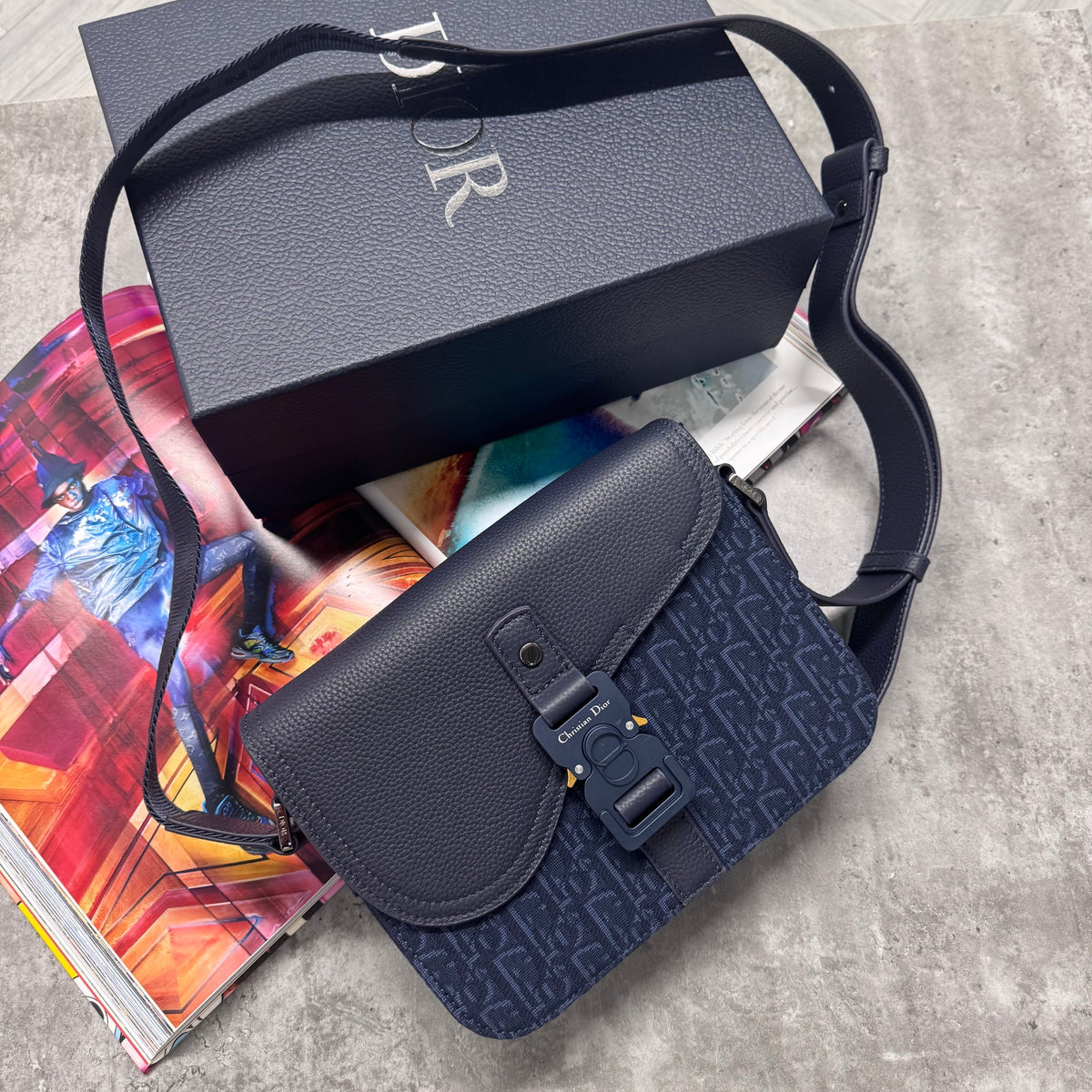 CD SADDLE BAG - NAVY