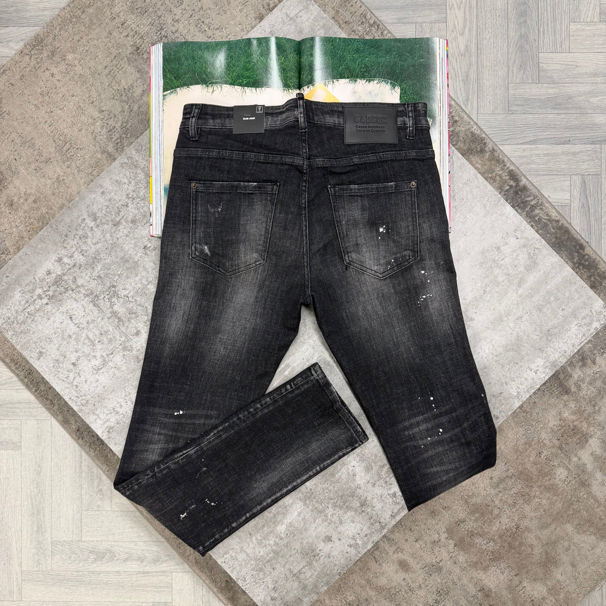 DSQ JEANS - BLACK