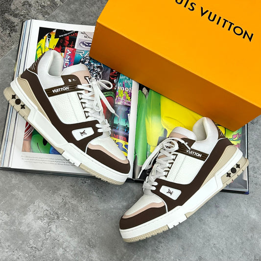 (PRE-ORDER) LVE - TRAINERS - BROWN/WHITE