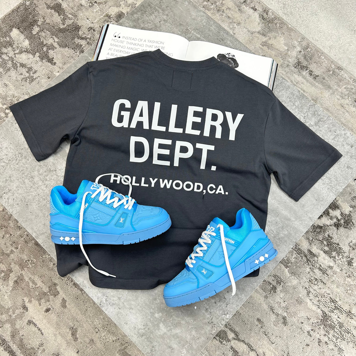 (PRE-ORDER) LVE - TRAINERS - LIGHT BLUE