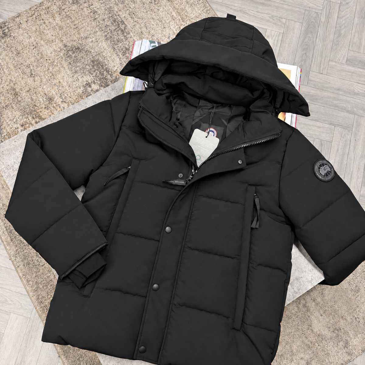 (PRE-ORDER) CG - BLACK BADGE FURLESS WYNDHAM COAT - BLACK
